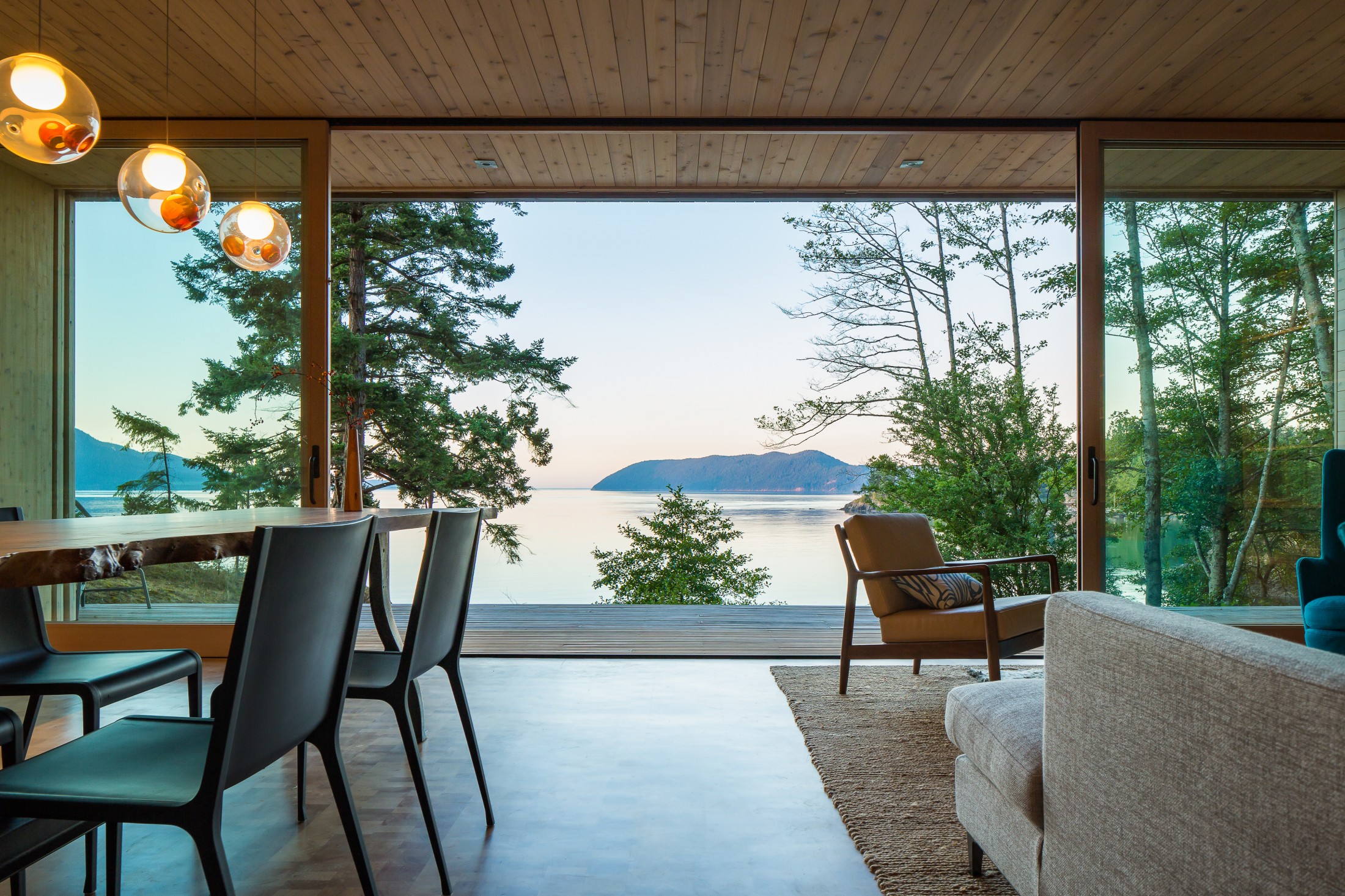 Lone madrone living room